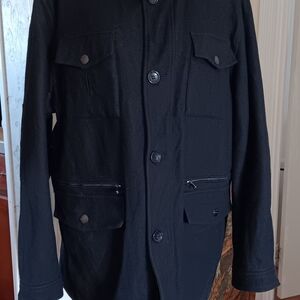 🧥 Vintage Michael Michael Kors Wool Blend Military Field Coat – XL 🧥